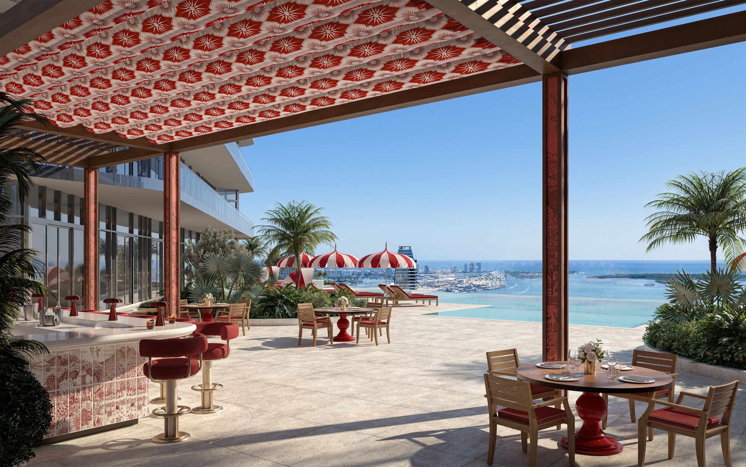 Developer rendering: Faena Beach, Faena Residences Miami